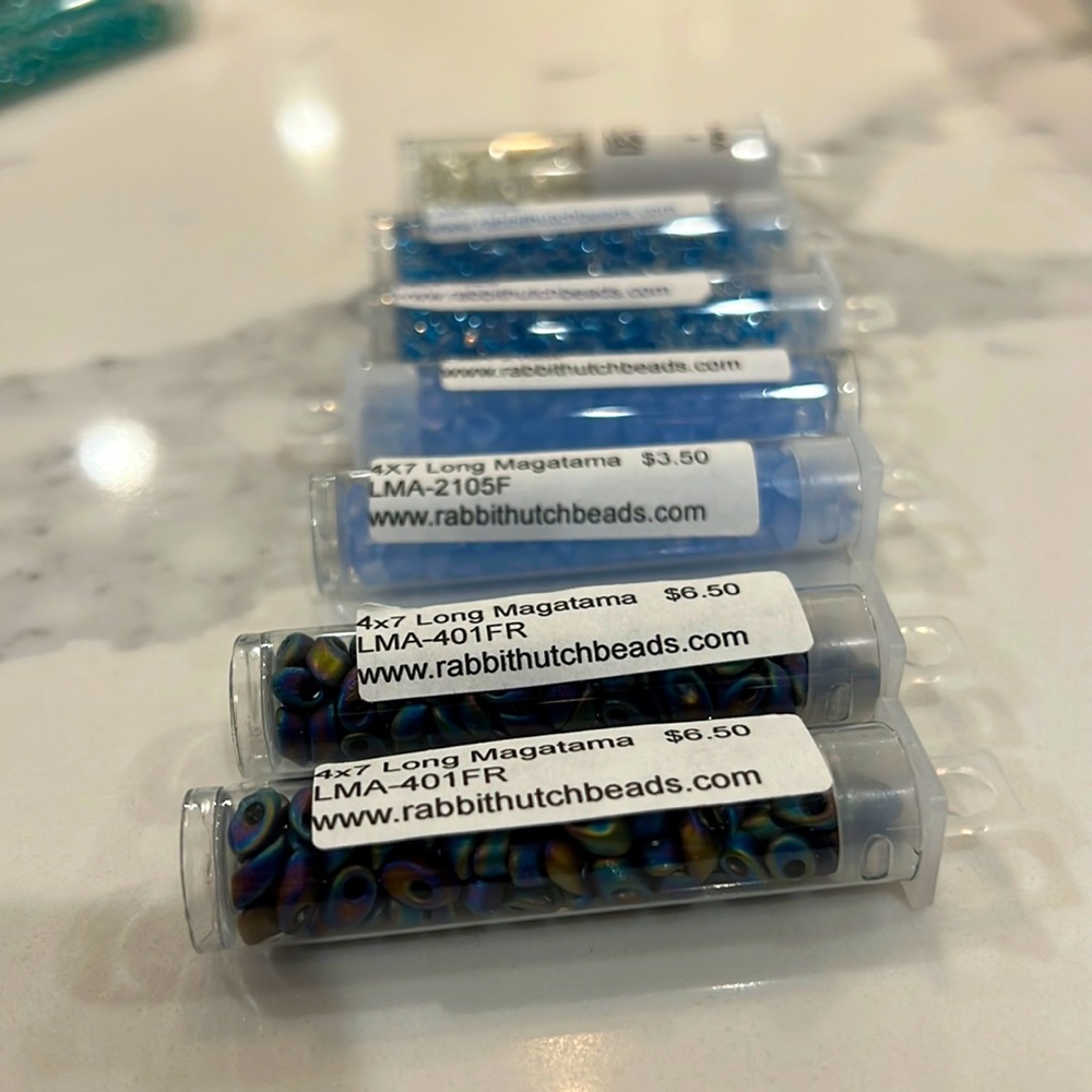 4x7 Long Megatama Beads